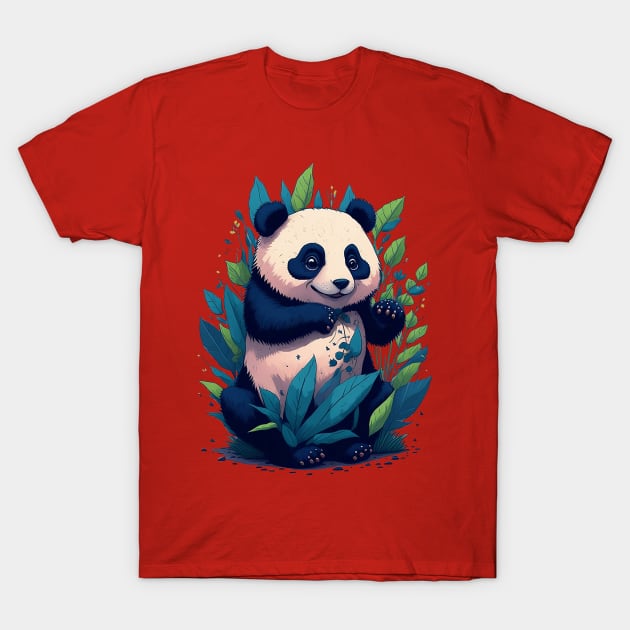 Funny panda T-Shirt by Linkme